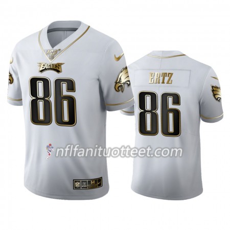 Miesten Philadelphia Eagles NFL Pelipaita Zach Ertz 86 Nike Valkoinen Golden Edition 100th